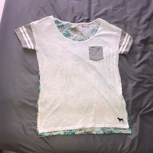 Victoria’s secret PINK scoop neck pocket tee